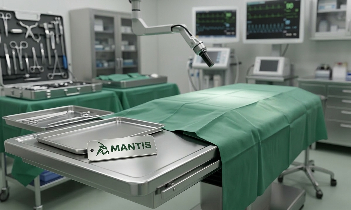 Sala quirúrgica equipada con el bisturí ultrasónico MANTIS